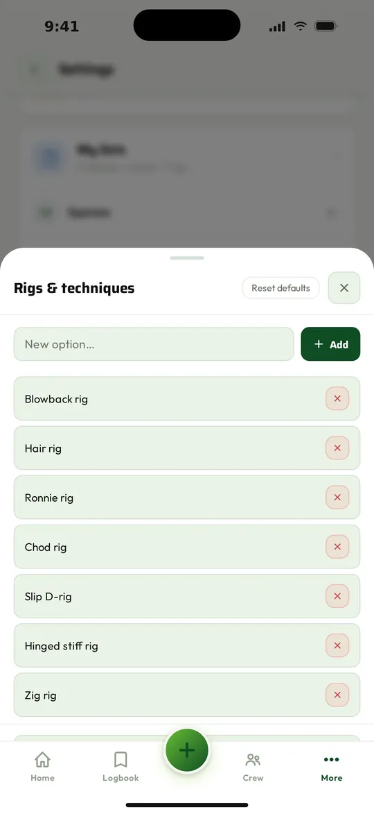 Deine Köder, deine Rigs.