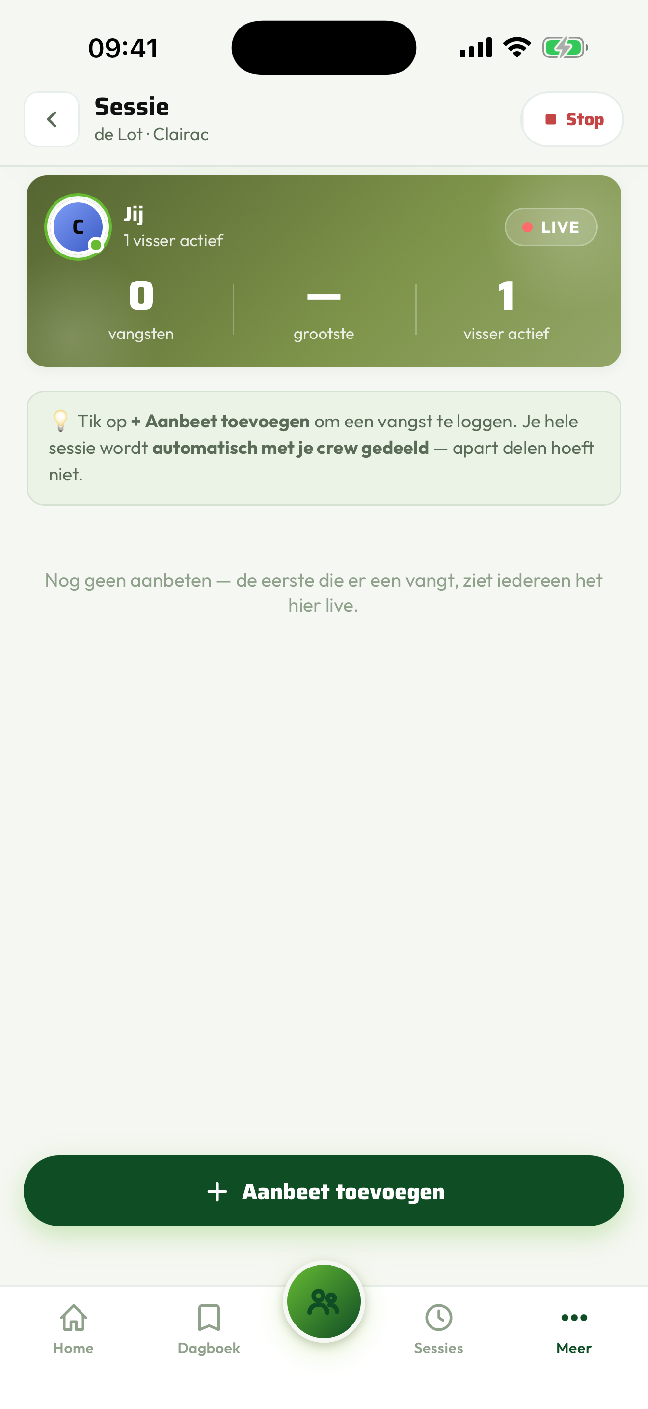 Een live co-op-sessie